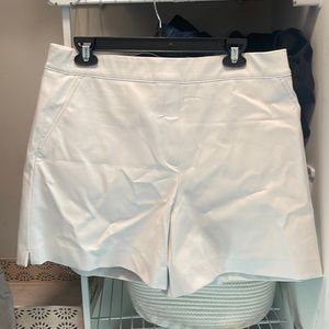 COPY - SPANX white  on the go 6” shorts with silver lining technology. Never wo…
